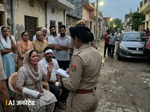 जींद में पति-पत्नी पर हमला: उधार के पैसे मांगने पर रोड पर पीटा, 20 लोगों पर केस