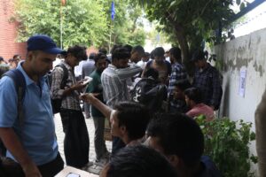 जींद रोजगार मेले में उमड़ा युवाओं का सैलाब, 2500 पहुंचे; 1000 को नौकरी के ऑफर