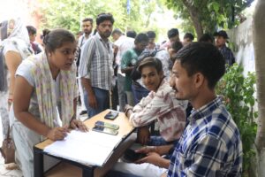 जींद रोजगार मेले में उमड़ा युवाओं का सैलाब, 2500 पहुंचे; 1000 को नौकरी के ऑफर