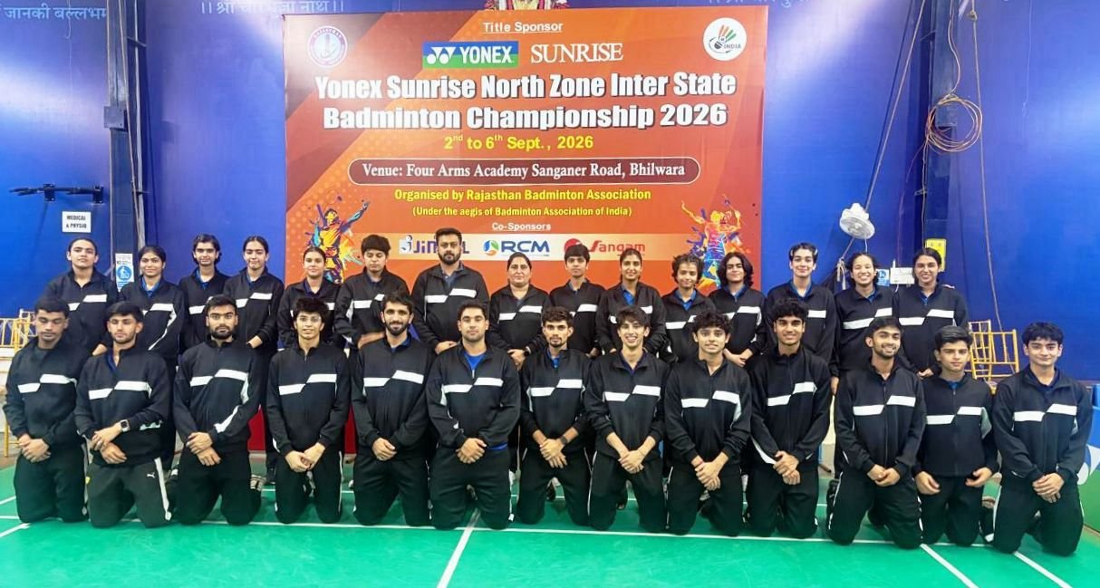 भीलवाड़ा में हरियाणवी शटलर्स का जलवा, महिला-अंडर-19 टीम ने जीता गोल्ड
